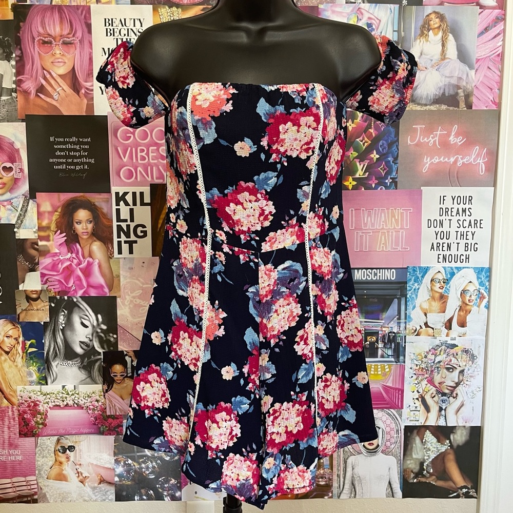 Floral Romper Size Medium